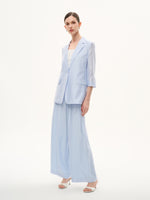 Tencel Acetate Blend 3/4 Sleeve Women Blazer GOELIA