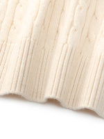 Wool Blend Half-Zip Women Sweater GOELIA