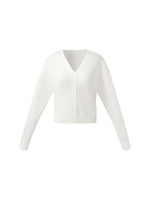 V-Neck Single-Breasted Women Sheer Cardigan GOELIA