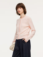 100% Wool Embroidered Women Cardigan GOELIA