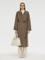 Cashmere Wool Unisex Wrap Coat GOELIA