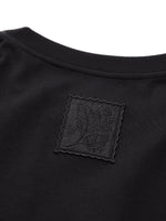 18MM Gambiered Canton Gauze Unisex Patchwork T-Shirt GOELIA