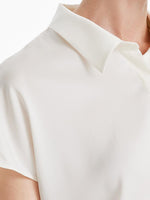 22 Momme Silk Short Sleeve Women Shirt GOELIA