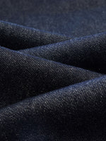 Cotton Denim Fleece Lined Straight Leg Women Jeans GOELIA
