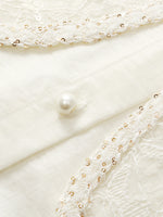 New Chinese-Style Lace Sequins Patchwork Women Blouse GOELIA