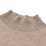 Cashmere Mock Neck Women Sweater GOELIA