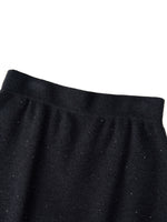 [Preview] 100% Wool Rhinestone Cardigan And Skirt Two-Piece Set GOELIA