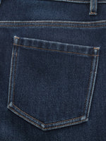 [Preview] Denim Fleece-Lined High-Waist Women Tapered Ankle Jeans GOELIA