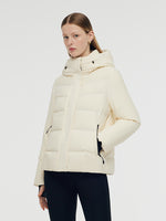 Drawstring Hooded Goose Down Jacket GOELIA