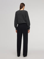 Stretch Loose Straight Leg Women Pants GOELIA