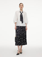 [Preview] Ribbon Print A-Line Women Skirt GOELIA