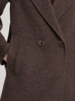 Wool Camel Hair Blend Double-Faced Women Coat GOELIA