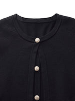 Tencel Blend Capelet Women Knit Mini Dress GOELIA