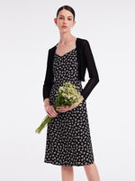 Spaghetti Strap Dress With Knitted Cardigan Two-Piece Set GOELIA