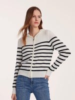 Pure Cashmere Hooded Zipper Cardigan GOELIA
