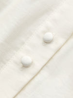 Tencel Blend Women Tiered Mini Dress With Ribbon GOELIA