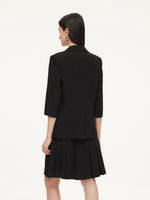 Triacetate Blend H-Line Women Blazer GOELIA