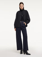 Denim Stretch Adjustable Waist Women Jeans With Detachable Down Liner GOELIA