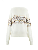 [Preview] Wool Blend Sheep Fair Isle Unisex Sweater GOELIA