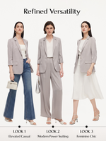 22MM Mulberry Silk Women Blazer GOELIA