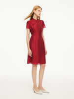 Tencel Blend Women Qipao Mini Dress GOELIA