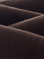 100% Linen Women Straight Leg Pants GOELIA