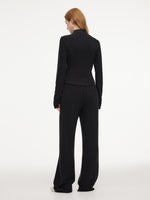 [Preview] Double-Brushed Stretch Zip Jacket And Pants Two-Piece Set GOELIA