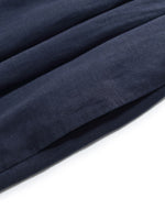 100% Linen Straight Leg Women Pants GOELIA