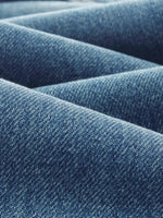 100% Cotton Denim Women Wide Leg Jeans With Belt GOELIA
