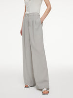 [Preview] Triacetate Blend Women Straight Leg Pants GOELIA