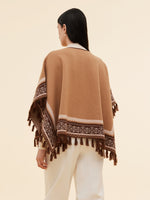 Loose Fringe Women Poncho Sweater GOELIA