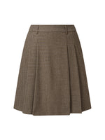 Plaid A-Line Pleated Women Skirt GOELIA