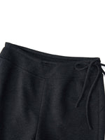 [Preview] Drawstring Waist Stretch Women Flared Pants GOELIA