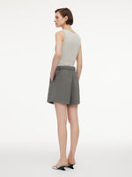 [Preview] Triacetate Blend Women A-Line Shorts GOELIA