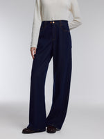 [Preview] Denim Fleece Lined Women Curved Jeans GOELIA