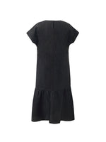 16 Momme Xiang Yun Silk Women Midi Dress GOELIA