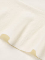 [Preview] Tencel Blend Ruffle Cold Shoulder Women Knit Top GOELIA