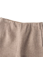 [Preview] Washable Cashmere Wool Blend Women Shorts GOELIA