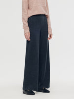 Petite Machine Washable Wool Wide Leg Women Pants GOELIA