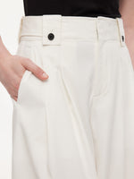 Denim Adjustable Waist Women Relaxed Straight Jeans GOELIA
