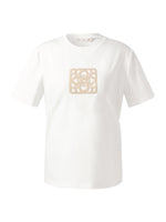 100% Cotton Embroidered Women T-Shirt GOELIA