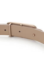 Light Camel Women Leather Belt GOELIA