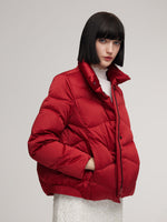 Windproof Magnetic Snap Goose Down Jacket GOELIA