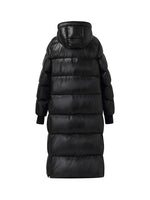 Windproof Warm Hooded Long Goose Down Coat GOELIA