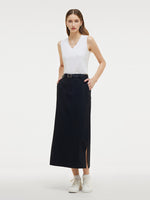 Two-pack (Black & White) Modal V-Neck Women Tank Top GOELIA