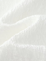 Jacquard Puff Sleeve Women Midi Dress GOELIA