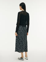 Floral Print Strap Side Slit Maxi Dress And Cardigan Two-Piece Set GOELIA