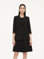 Triacetate Blend H-Line Women Blazer GOELIA