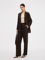 100% Linen Women Loose Fit Blazer GOELIA
