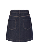 100% Cotton Denim Women A-Line Skirt GOELIA